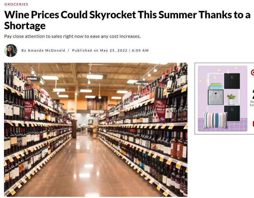 How to Use On Premise Wine Preservation to Help Manage Higher Wine Prices