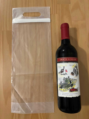 Silvadore "Merlot to Go" State Law Compliant Wine Bags for Take Home Use