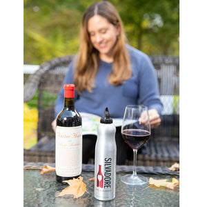 Silvadore Wine Preserver | 100% Argon Wine Preserver to Save Open Bottles of Wine